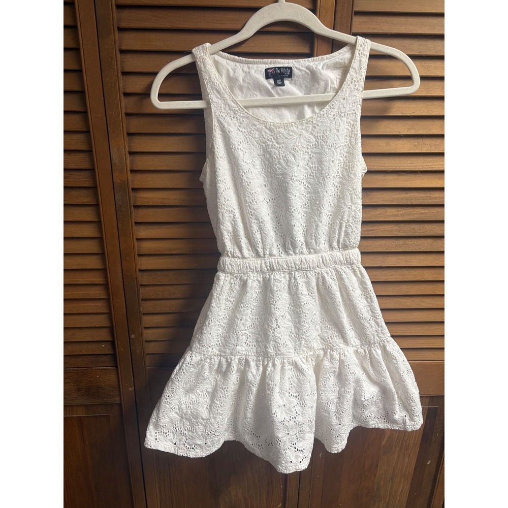 The Webster Miami at Target‎ White Eyelet Lace Open Back Mini Dress XS